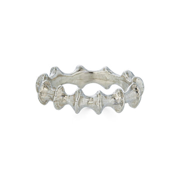 Whelk Stacking Band, Silver