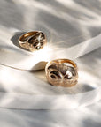 Moon Snail Cocktail Ring