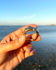 Moon Snail Cocktail Ring