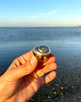 Moon Snail Cocktail Ring